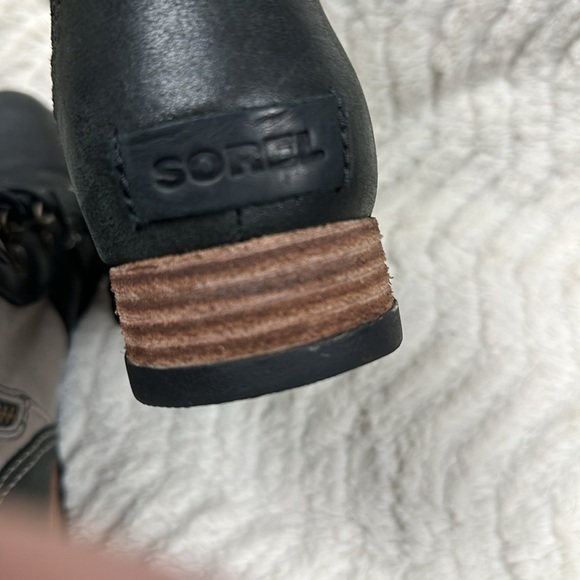 Sorel Major Carly Lace Up Leather/Canvas Boot Women’s US 7.5 NWOT Never Worn! - Picture 6 of 8